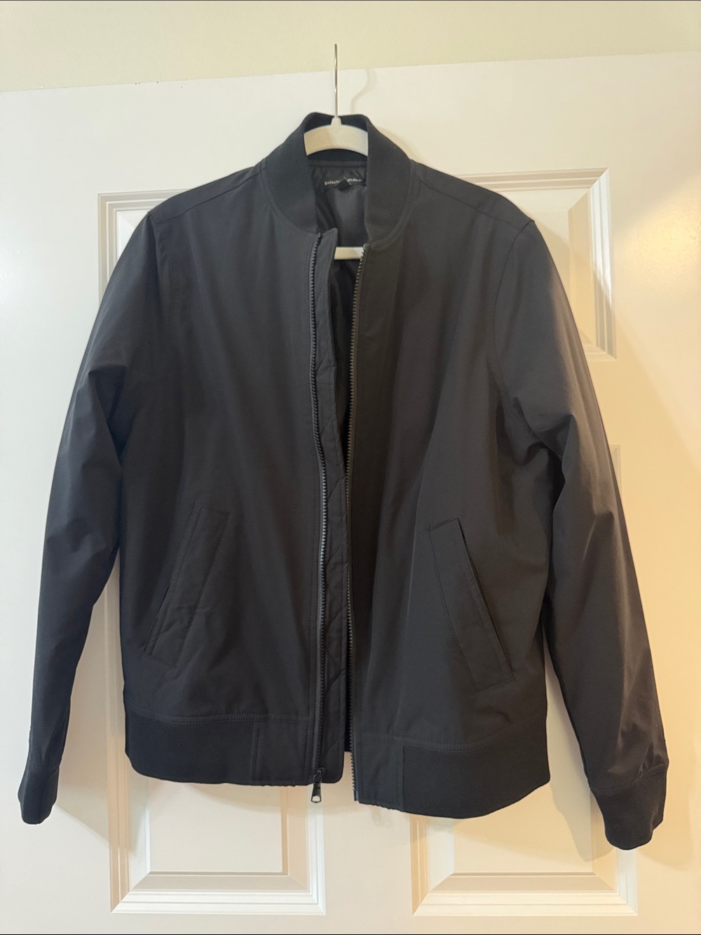 Banana Republic Black Men's Bomber Jacket
